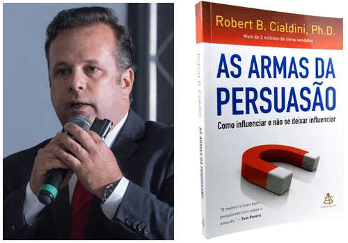 César Frazão e o livro - As armas da Persuasão